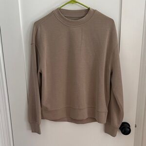 lululemon athletica Brown Sweatshirt softstreme